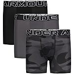 $12.99: 3-Pack Under Armour Boys' Big Performance Boxer Briefs, Lightweight &amp; Smooth Stretch Fit at Amazon
