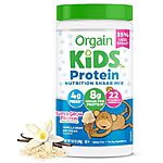 [S&amp;S, AC] $33.65*: 3 × 1-Pound Orgain Kids Protein Powder Shake Mix (Vanilla Bean Ice Cream) ($11.22 each) at Amazon