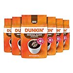 [S&amp;S, AC] $30.42*: 6-Pack 18-Oz Dunkin' Medium Roast Whole Bean Coffee (Original Blend) at Amazon ($5.07 each)