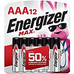 [S&amp;S] $4.52: 12-Count Energizer MAX AAA Batteries at Amazon (37.7￠ each)