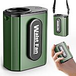 [AC] $5*: QYQBOON Rechargeable Portable Waist/Neck Fan at Amazon