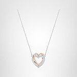 $60.38: SWAROVSKI Infinity Double Heart Pendant Necklace at Amazon