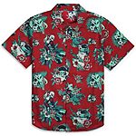 $9.99: Men's Baby Yoda Hawaiian Bouquet Button Up at Amazon