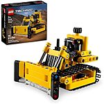 $9.12: 195-Piece LEGO Technic - Heavy-Duty Bulldozer (42163, 2024) at Amazon