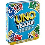 $6.48: Mattel Games UNO Teams Card Game (Amazon Exclusive) at Amazon