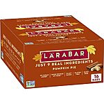 [AC] $31.28: 3 × 16-Count LÄRABAR Gluten Free Vegan Fruit &amp; Nut Bars (Limited Edition Pumpkin Pie) ($10.43 each) at Amazon