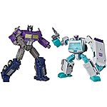 $44.99: Transformers Generations Selects WFC-GS17 Shattered Glass Ratchet and Optimus Prime, War for Cybertron Deluxe and Voyager Collector Figures at Amazon