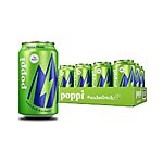 [S&amp;S, AC] $19.83: 2 × 12-Pack 12-Oz poppi Sparkling Prebiotic Soda Beverage (Alpine Blast) ($9.92 each) at Amazon