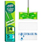 $13.36*: Swiffer Sweeper Dry and Wet Sweeping Starter Kit (1 Mop +19 Refills) at Amazon