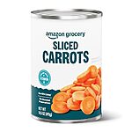 $0.60*: 14.5-Oz Amazon Fresh Canned Sliced Carrots at Amazon