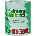 $7.02*: 6-Pack Painter's Mate Green 8-Day Painting Tape (0.94&quot; x 60-Yard) at Amazon