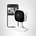 [Resale, AC] $8.81: TP-Link Tapo C100 1080p Indoor Wi-Fi Security Camera w/ Night Vision (White) (Used - Like New) at Amazon