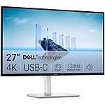 [Resale, AC] $218.77: 27&quot; Dell 27 Plus S2725QC 3840x2160 120Hz 4ms IPS FreeSync Monitor w/ USB Hub (Used - Like New) at Amazon