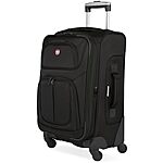 [Resale, AC] $56.99: SwissGear Sion Softside Expandable Luggage – Carry-On, 21 Inch, Black (Used - Like New) at Amazon