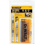 [AC] $18*: 2 × 14-Piece DeWalt Screwdriver Bit Magnetic Drive Guide Set ($9 each) at Amazon