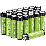 [S&amp;S] $17*: 24-Count Amazon Basics Rechargeable AA 2000 mAh NiMH Batteries at Amazon (70.8￠ each)