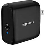 $14.49: Amazon Basics 65W One-Port GaN USB-C Wall Charger at Amazon