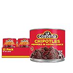 $26.54: 12-Pack 12-Oz La Costeña Chipotle Peppers in Adobo Sauce (Whole) at Amazon ($2.21 each)