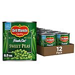 [S&amp;S] $3.10*: 12-Pack 8.5-Oz Del Monte Canned Sweet Peas at Amazon (25.8￠ each)