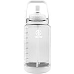 [AC] $11.19*: 64-Ounce Takeya Tritan Motivational Water Bottle (Cloud White) at Amazon