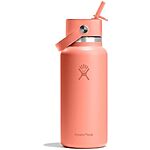 $22.48: 32-Oz Hydro Flask Wide Mouth Vacuum Insulated Stainless Steel Water Bottle (Sunglow Orange) at Amazon