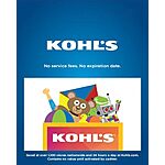 $85: $100 Kohls Toys Kids Gift Card at Amazon