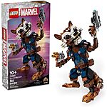 $34: 566-Piece LEGO Marvel Super Heroes: Guardians of the Galaxy Vol. 2 - Rocket &amp; Baby Groot (76282, 2024) at Amazon