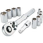 $13.19*: 11-Piece CRAFTSMAN Mechanics Tool Set, SAE, 1/4 Inch Drive (CMMT34870) at Amazon