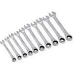 [YMMV, AC] $17.77: 10-Piece Amazon Basics High Torque Gear Wrench Set at Amazon