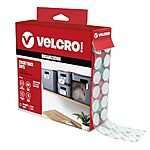 $6.80: 200-Pack Velcro Brand Dots Sticky Back Round Hook and Loop Closures (White, 3/4&quot; Circles) at Amazon