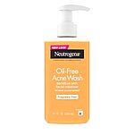 9.1-Oz Neutrogena Oil-Free Acne Fragrance Free Face Wash w/ 2% Salicylic Acid $3.60 w/ Subscribe &amp; Save