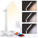 [Prime] $9.99*: Mifaso Power Strip w/ LED Desk Lamp: 4 Outlets, 4 USB Ports (2 USB-C) at Amazon