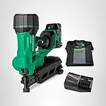 $319: Metabo HPT 18V MultiVolt Brushless Cordless Coil Roofing Nailer Kit at Amazon