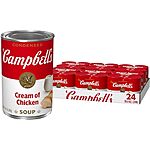 [S&amp;S] $10.94: 24-Pack 10.5-Oz Campbell's Condensed Soup (Cream of Chicken) at Amazon (45.6￠ each)