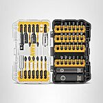 $20.23*: 40-Piece DeWALT FlexTorq Impact Ready Steel Screwdriver Bit Set w/ Case at Amazon