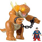 $13.99: Imaginext Fisher-Price Superman Toy with Lights, Sounds, Motion &amp; 3-inch Action Figure, 10-inch Monster with Chains at Amazon