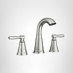 $69.99: Moen Halle Spot Resist Nickel Widespread Traditional Bathroom Faucet with Drain Assembly for 3-Hole Applications, 84972SRN at Amazon