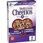 [S&amp;S] $1.20*: 9-Oz Multi Grain Cheerios Heart Healthy Breakfast Cereal at Amazon