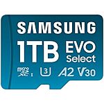 $69.99*: 1TB Samsung EVO Select microSDXC Card w/ SD Adapter at Amazon