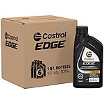 [S&amp;S] $33.74: 6-Pack 1-Qt Castrol EDGE 5W-30 Advanced Full Synthetic Motor Oil at Amazon
