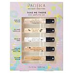 [S&amp;S] $4.75: Pacifica Beauty, Take Me There Spray Perfume Trial Set, 5 Scents at Amazon