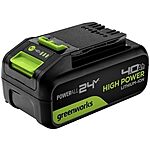 $39.29*: Greenworks 24V 4.0Ah Lithium-Ion Battery at Amazon