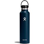 [AC] $17: 24-Oz Hydro Flask Standard Mouth Water Bottle (Indigo) at Amazon