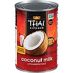 12-Pack 13.66-Oz Thai Kitchen Gluten Free Unsweetened Coconut Milk $7.80