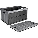 $13.29: 46L CleverMade Collapsible Storage Bins - Stone at Amazon