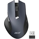 $9.48*: Acer Ergonomic 2.4GHz 1600DPI Wireless Mouse w/ Receiver (Black) at Amazon