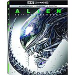 $12.95: Alien - 40th Anniversary Edition (4K Ultra HD + Blu-ray + Digital HD) at Amazon