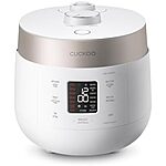 $189.23*: 6-cup Cuckoo Twin Pressure Rice Cooker &amp; Warmer (White) at Amazon