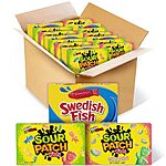 [S&amp;S, AC] $8.72: 15-Pack SOUR PATCH KIDS and SWEDISH FISH Soft &amp; Chewy Candy Variety Pack at Amazon