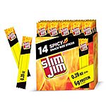 [S&amp;S, AC] $25: 8 × 14-Count 0.28-Oz Slim Jim Smoked Meat Sticks (Spicy) ($3.13 each) at Amazon